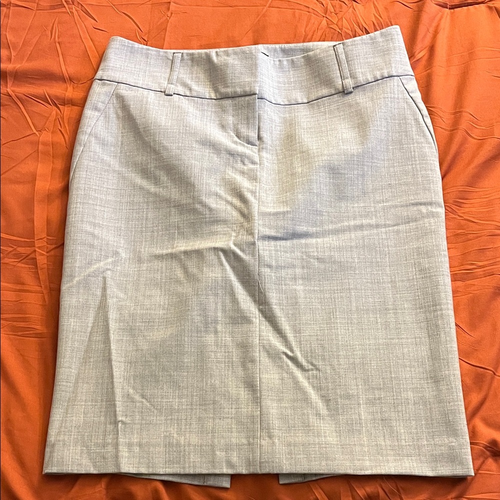 Express Light Gray Pencil Skirt